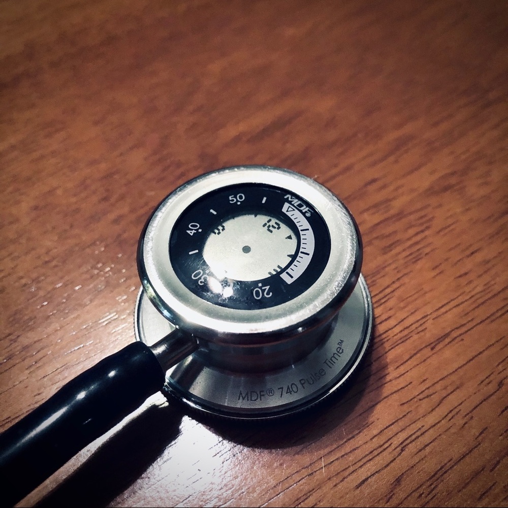 Mdf Digital Lcd Clock Single Head Stethoscope - image 2